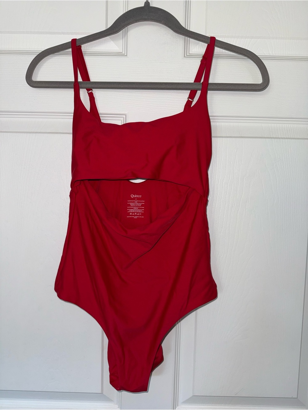 Quince Red Women's One-Piece Swimsuit